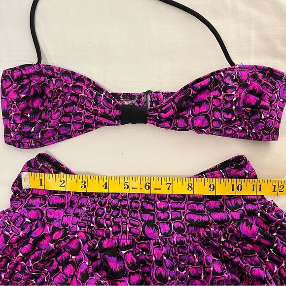 Epic Vintage 80s High Waisted Bikini Skirt Size Small - Picture 8 of 9